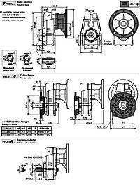Flachgetriebe FC61
