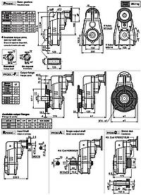 Flachgetriebe FC63