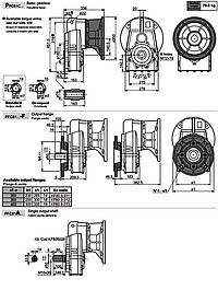 Flachgetriebe FC81