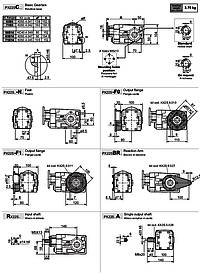 Kegelstirnradgetriebe der Reihe X22S