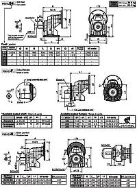 Stirnradgetriebe, 1-stufig 501C