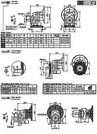 Stirnradgetriebe, 1-stufig 701C