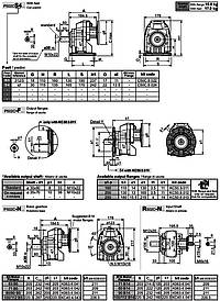 Stirnradgetriebe, 2-stufig 502С