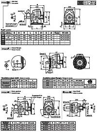 Stirnradgetriebe, 3-stufig 703С