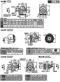 Stirnradgetriebe, 3-stufig 803С